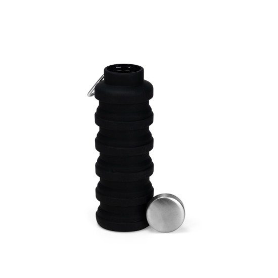 Garrafa Retrátil Silicone 500ml Personalizada