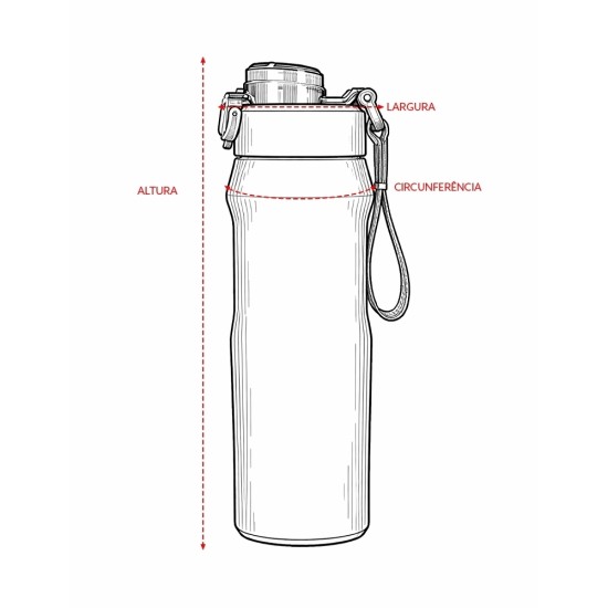 Garrafa Térmica 550ml Personalizada