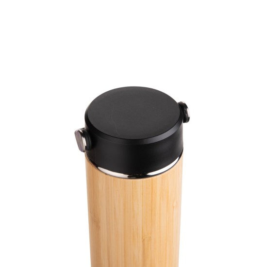 Garrafa Térmica Bambu 400ml Personalizada