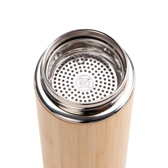 Garrafa Térmica Bambu 400ml Personalizada
