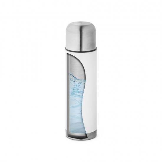 Garrafa Térmica Branca 500ml Personalizada
