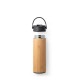 Garrafa Térmica Revestida em Bambu 440ml Personalizada