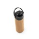Garrafa Térmica Revestida em Bambu 440ml Personalizada