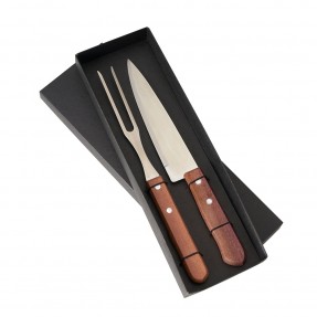 Kit Churrasco 2 Peças Personalizado com Estojo