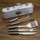 Kit Churrasco 4 Peças Com Maleta Personalizada