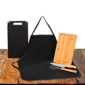 Kit Churrasco com Avental Personalizado