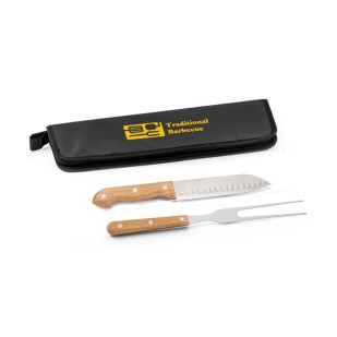 Kit Churrasco com Estojo e 2 Peças Personalizado