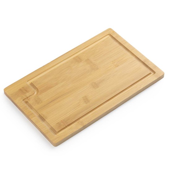 Kit churrasco com Garfo, Faca e Tábua de Bambu Personalizado