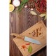 Kit Churrasco em Aço Inox e Tábua em Bambu Personalizado