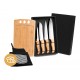 Kit Churrasco Personalizado em Bambu