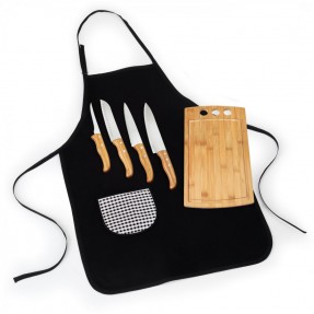 Kit Churrasco Personalizado em Bambu