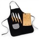 Kit Churrasco Personalizado em Bambu