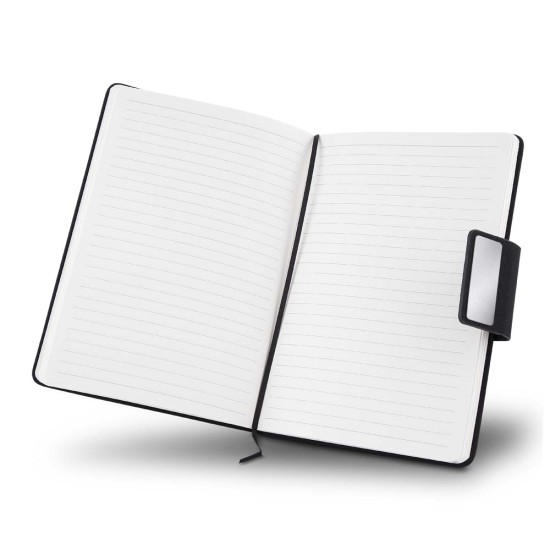 Kit escritório Caderno, Garrafa e Caneta Metalica Personalizado