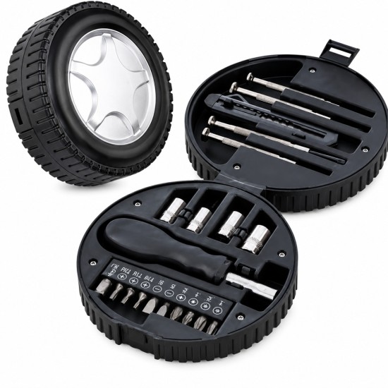 Kit Ferramenta Formato Pneu 20 Peças Personalizado
