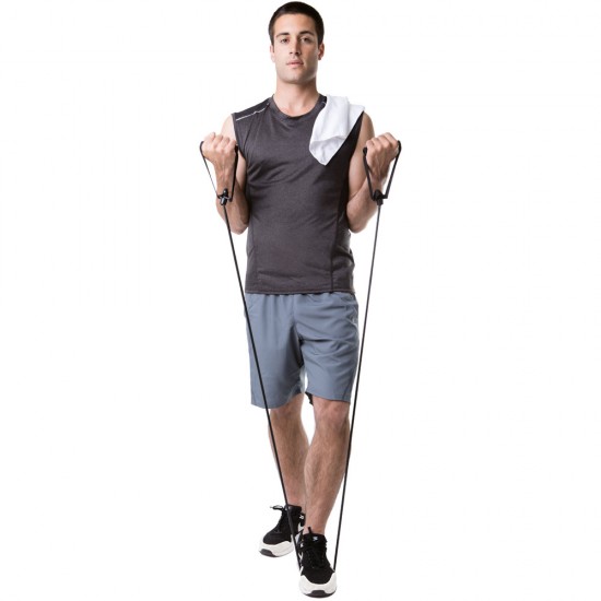 Kit Fitness Personalizado com Elástico e Corda de Pular
