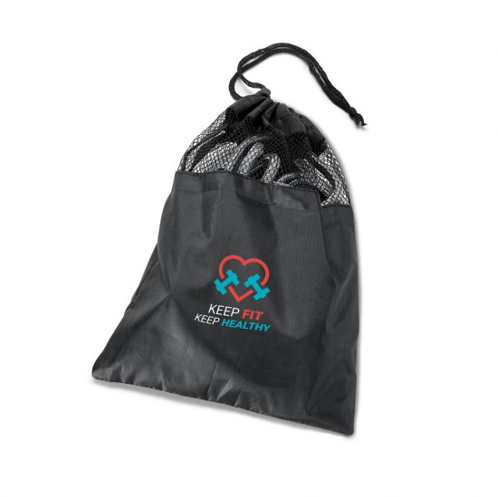 Kit Fitness Personalizado com Elástico e Corda de Pular