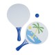 Kit Frescobol com 2 Raquetes e Bolinha Personalizada