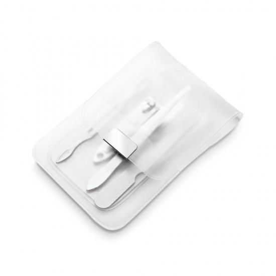 Kit Manicure 4 Peças Com Estojo Personalizado