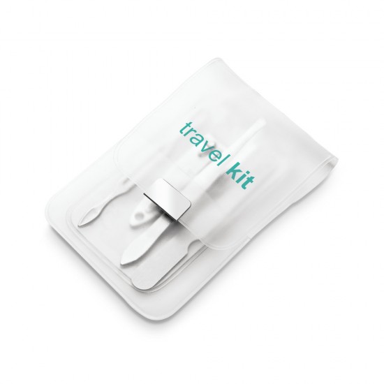 Kit Manicure 4 Peças Com Estojo Personalizado