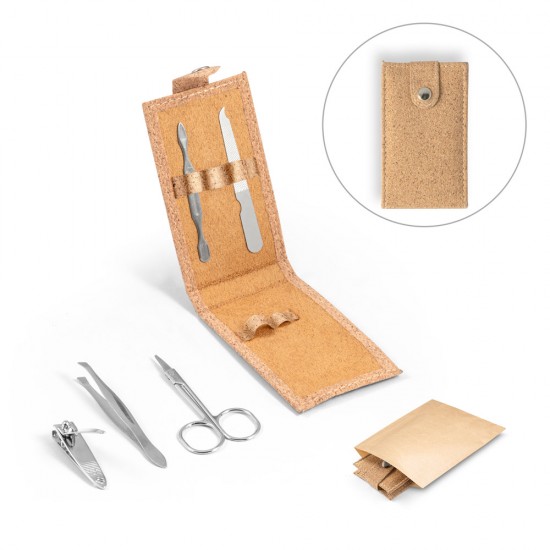 Kit Manicure em Cortiça Personalizado