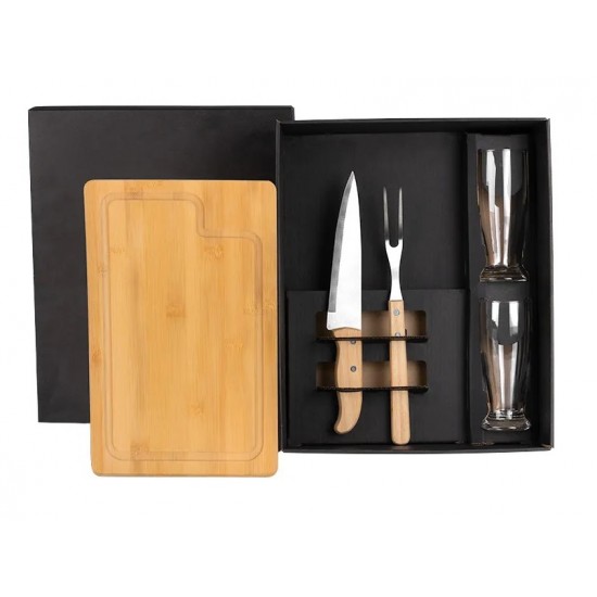 Kit Para Churrasco Com Copos Personalizados