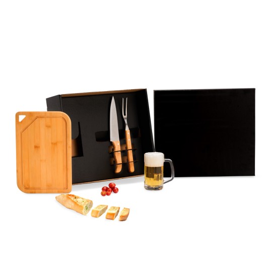 Kit Para Churrasco e Cerveja  4 Peças Personalizado