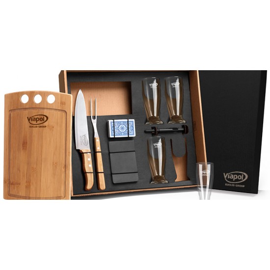 Kit para Churrasco Personalizado Cerveja e Baralho