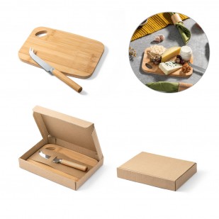 Kit para Queijo com Tábua Personalizado