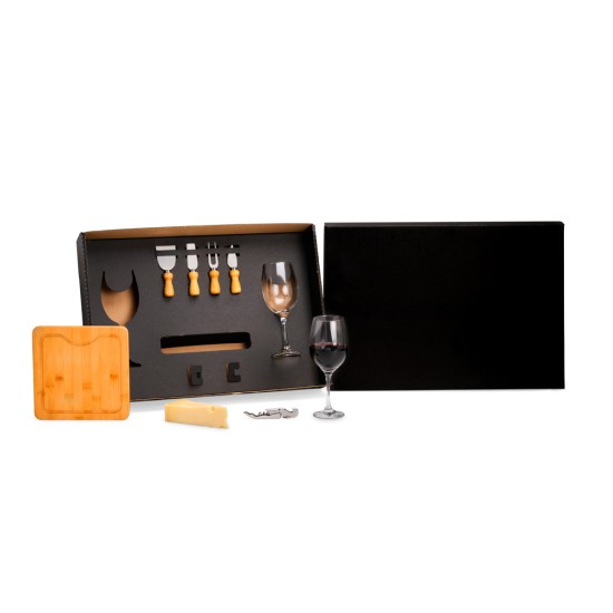 Kit para Queijo e Vinho 8 peças Personalizado