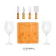Kit para Queijo e Vinho 8 peças Personalizado