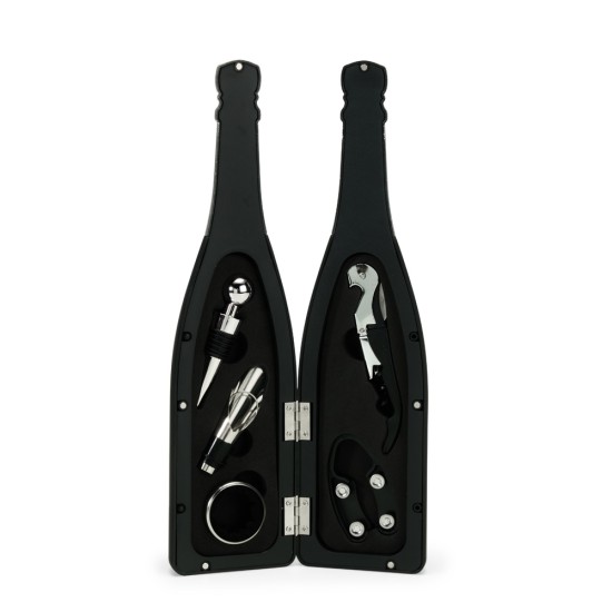 Kit para Vinho Formato de Garrafa Personalizado