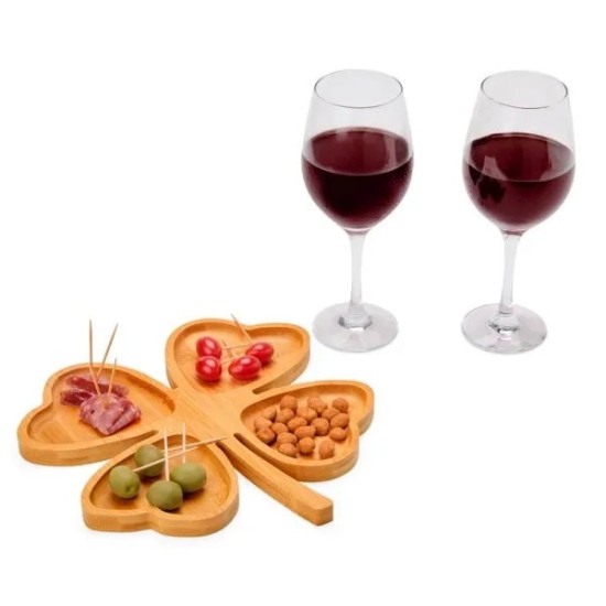 Kit Petisco e Vinho Personalizado - Não Acompanha Garrafa
