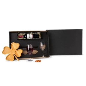 Kit Petisco e Vinho Personalizado - Não Acompanha Garrafa