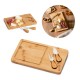 Kit Queijo 2 Talheres e Tábua Personalizada