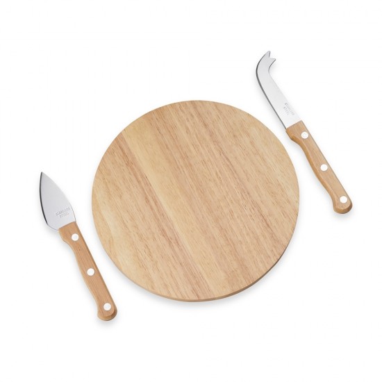 Kit Queijo 3 Peças com Estojo Personalizado