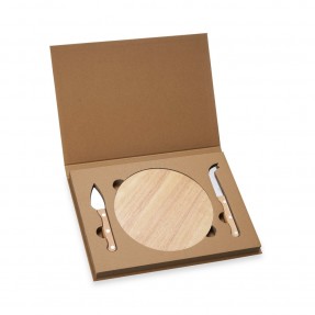 Kit Queijo 3 Peças com Estojo Personalizado