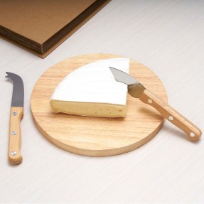 Kit Queijo 3 Peças com Estojo Personalizado