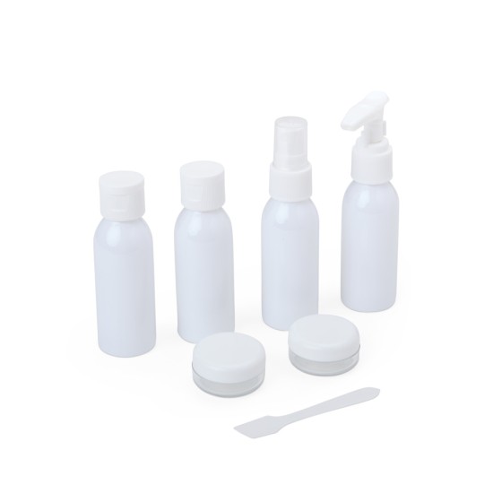 Kit Viagem Plástico 6 Peças Personalizado