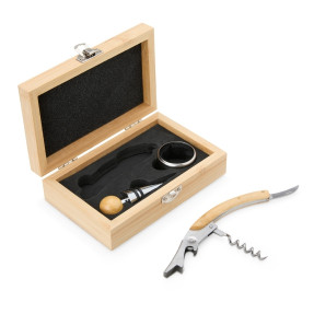 Kit Vinho Bambu 3 Peças Personalizado