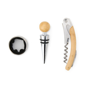 Kit Vinho Bambu 3 Peças Personalizado
