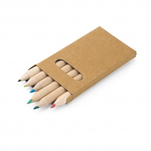 Lápis de Cor com Embalagem Kraft Personalizada