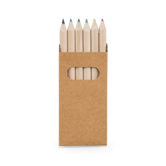 Lápis de Cor com Embalagem Kraft Personalizada