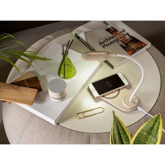 Luminária LED Com carregador Wireless Personalizada