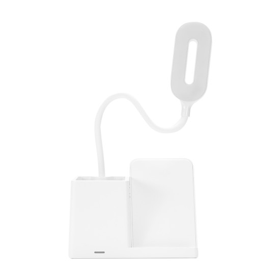 Luminária Led com Carregamento via Indução e Porta-caneta Personalizada