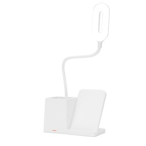 Luminária Led com Carregamento via Indução e Porta-caneta Personalizada