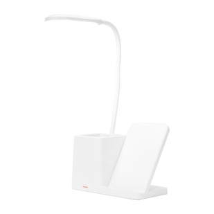 Luminária Led com Carregamento via Indução e Porta-caneta Personalizada