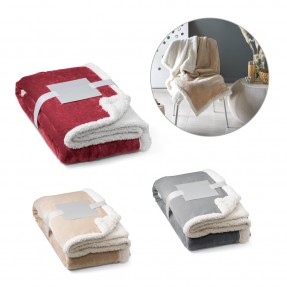 Manta em Sherpa com Cartão Personalizado