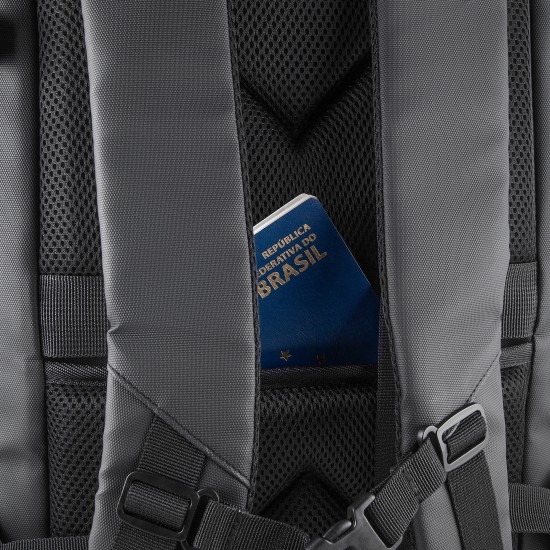 Mochila com Compartimento a Vácuo e Expansor Personalizada