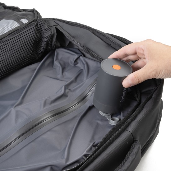 Mochila com Compartimento a Vácuo e Expansor Personalizada