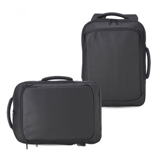 Mochila Couro Sintético USB 17 Litros Personalizada